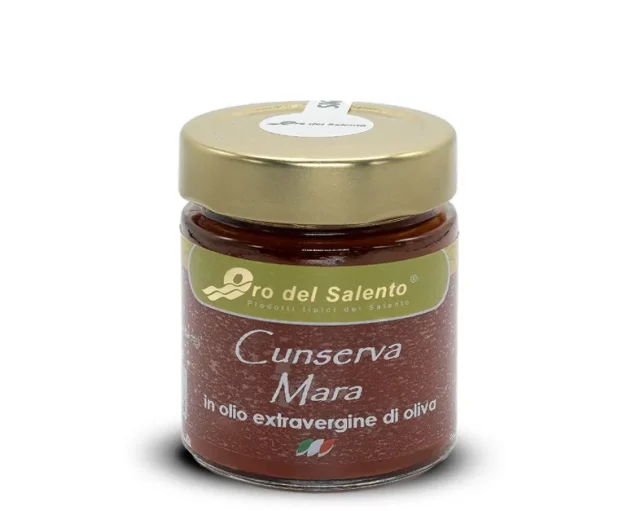 Cunserva Mara typische Produkte aus Apulien, Italien