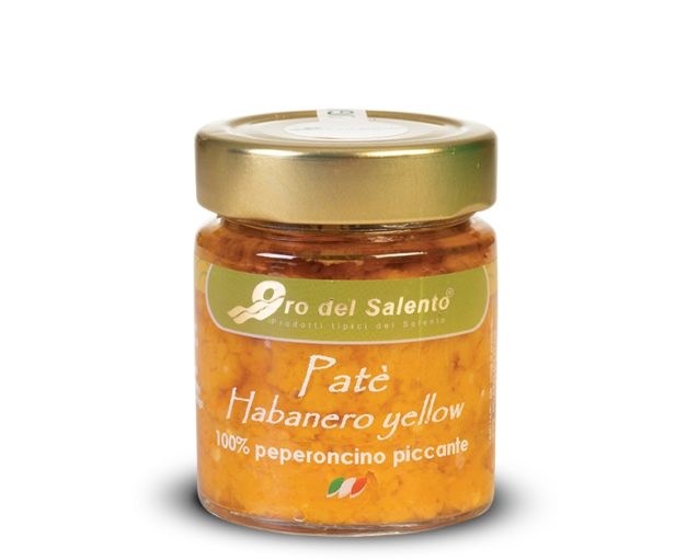 Habanero giallo pate di peperoncino