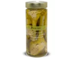 Ganze Artichokenherzen in extra natives Olivenöl, typisch apulisches Produkt