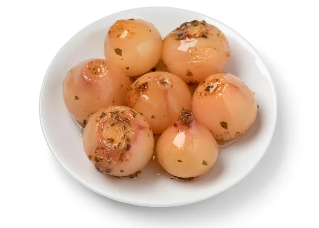lampascioni sottolio in piatto