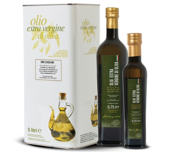 Olio extravergine di oliva dal gusto intenso Casciani