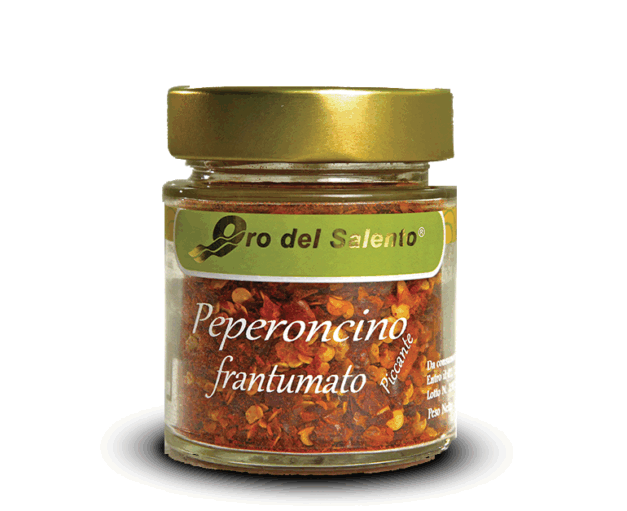 Peperoncino Frantumato Piccante in Vaso di Vetro 50g