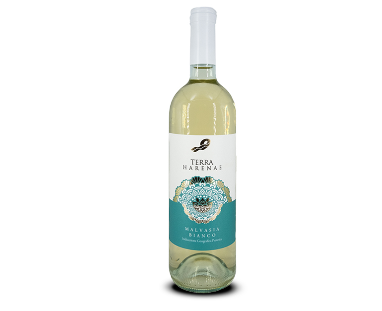 Vino bianco salento Malvasia IGT bottiglia